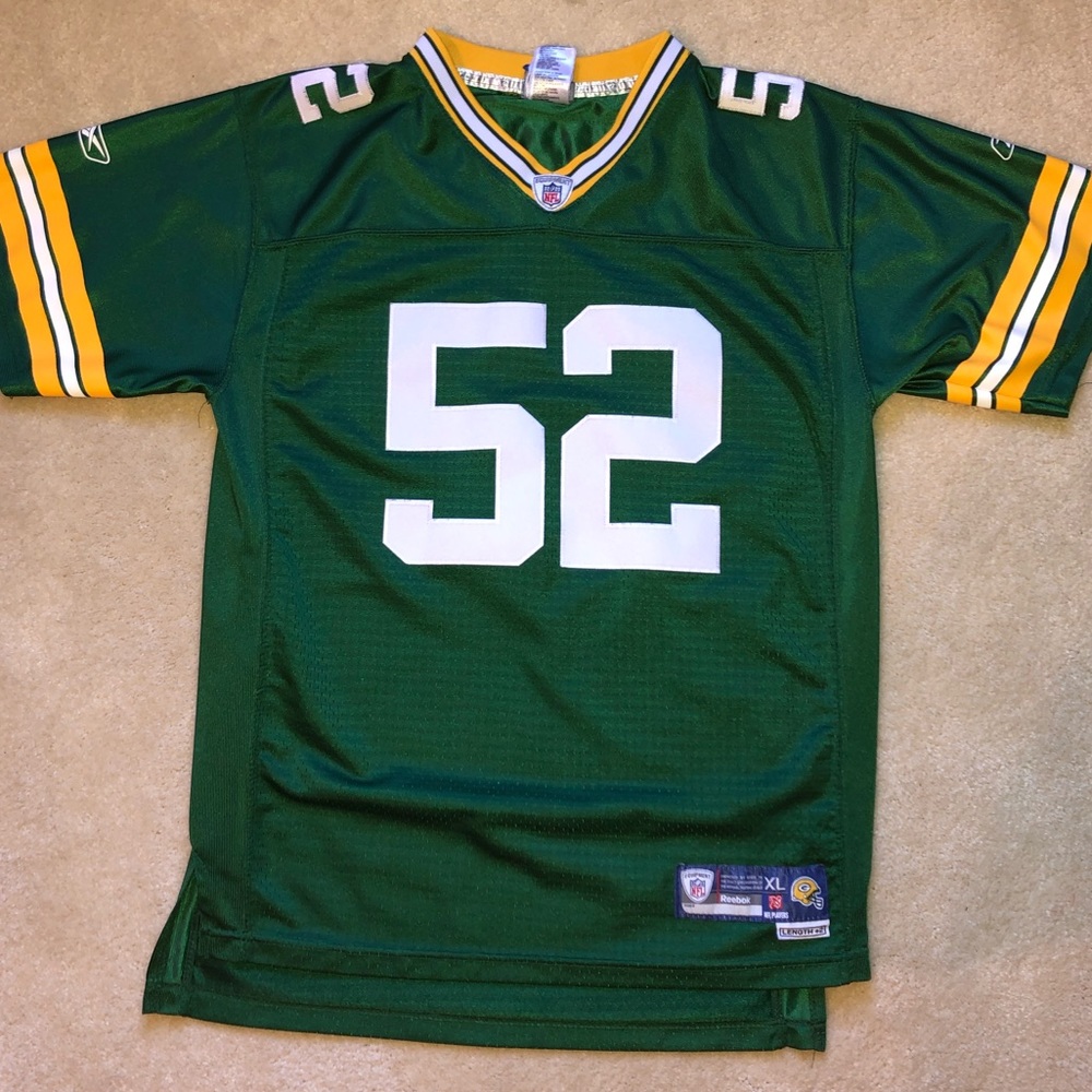 NFL Packers Clay Matthews Reebok youth jersey